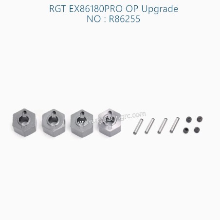 RGT EX86180PRO Upgrade OP Parts Hexagonal Wheel Seat R86255-2