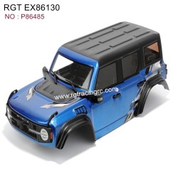 RGT EX86130 RC Crawler Parts Pre Assembled PC Body( P86485 blue
