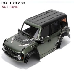 RGT EX86130 RC Crawler Parts Pre Assembled PC Body( P86485 green