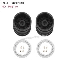 RGT EX86130 Original Parts Wheel Rim(Matte Silver) R86710
