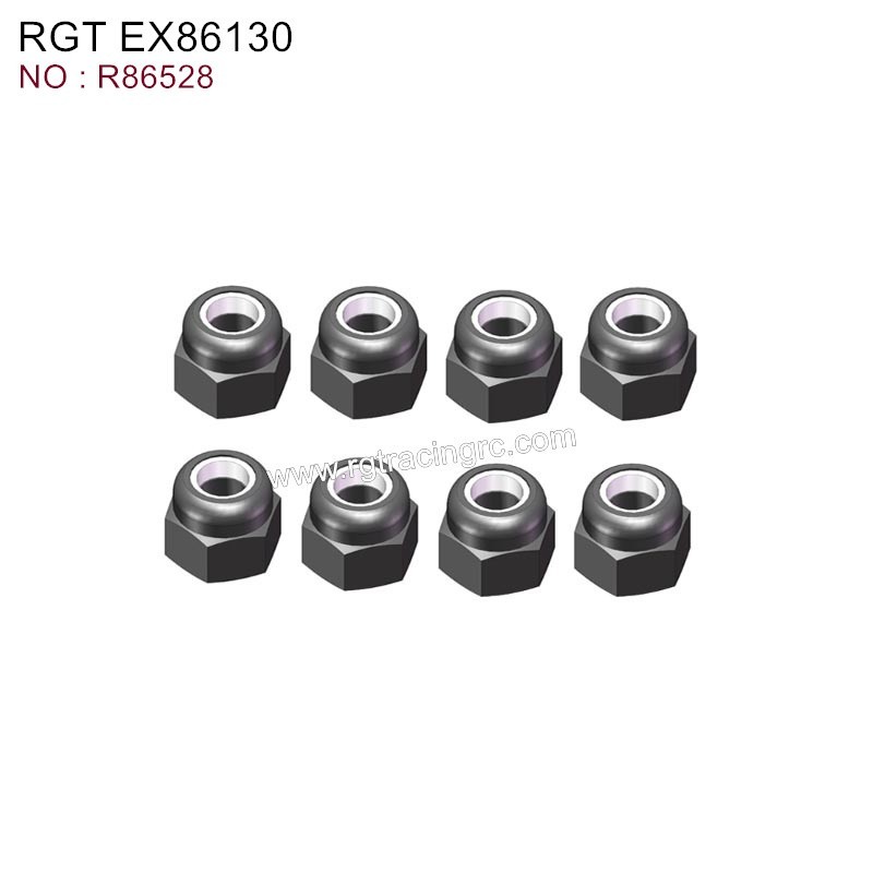 RGT EX86130 Original Parts Nylon Nut M2.5 R86528