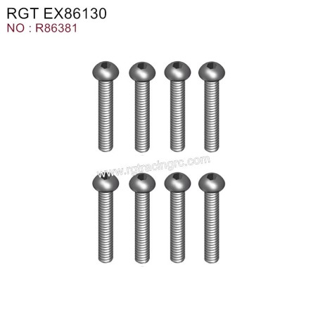 RGT EX86130 Original Parts Button Head 2.5X8 R86381