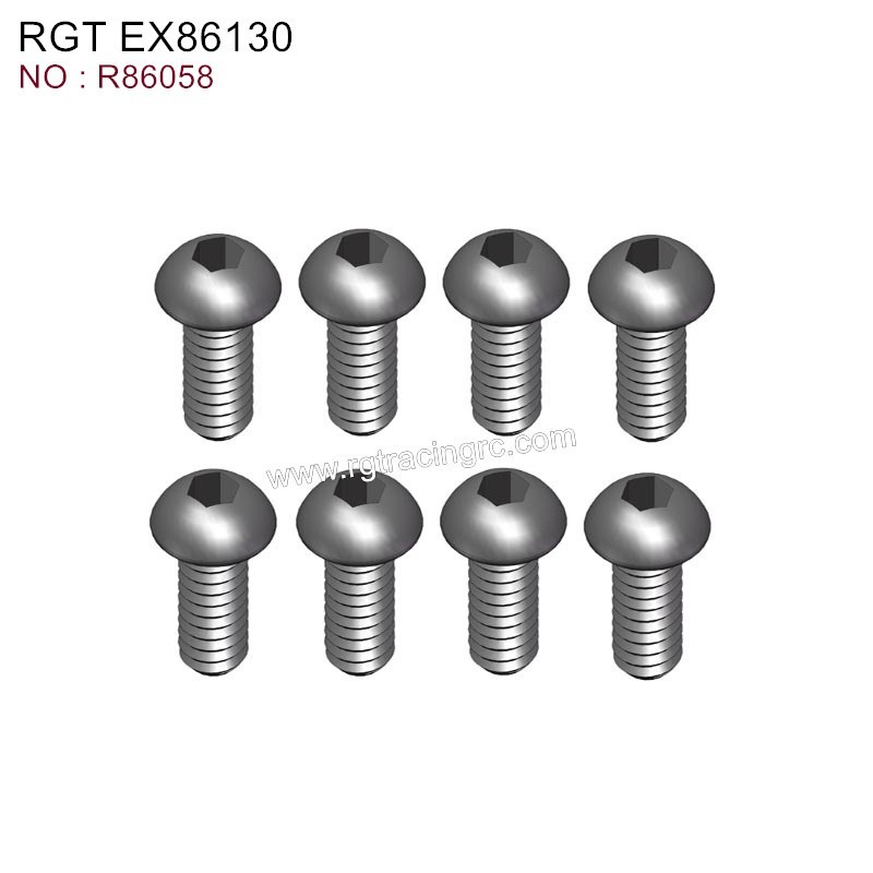 RGT EX86130 Original Parts Button Head 3X6 R86058
