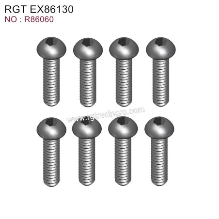 RGT EX86130 Original Parts Button Head 3X10 R86060