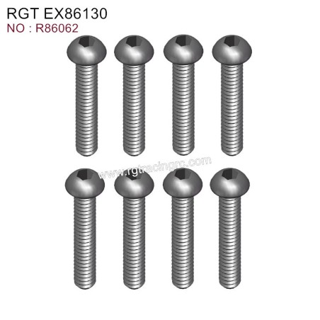 RGT EX86130 Original Parts Button Head 3X14 R86062