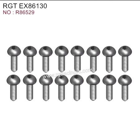 RGT EX86130 Original Parts Button Head Self tapping 2x6 R86529