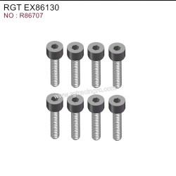 RGT EX86130 Original Parts Cap Head 2X5(Black) R86707