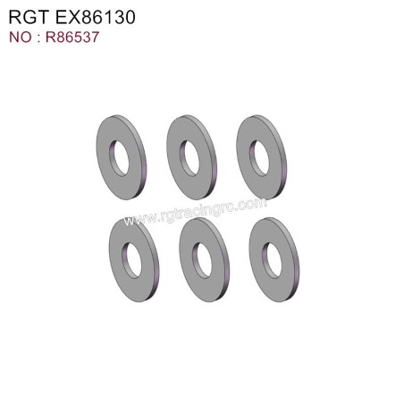 RGT EX86130 Original Parts Metal Washer 2.6X6X0.5 R86537