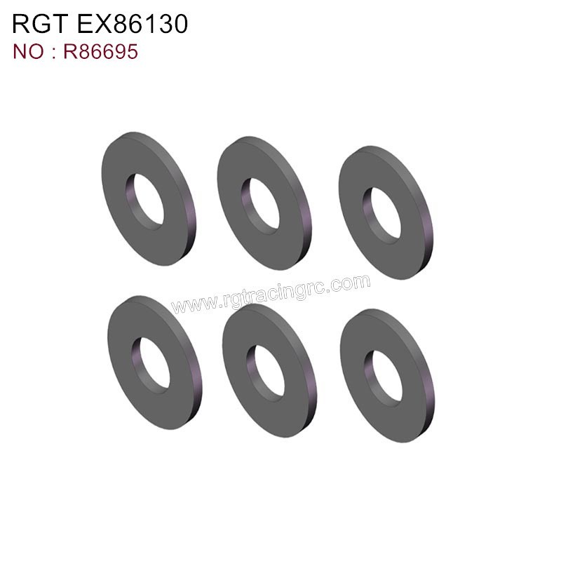 RGT EX86130 Original Parts Metal Washer 3X7X0.8mm R86695