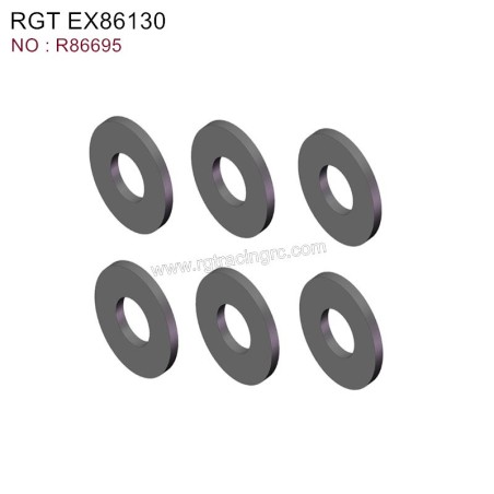 RGT EX86130 Original Parts Metal Washer 3X7X0.8mm R86695