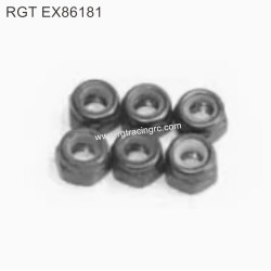 RGT EX86181 Original Parts Nylon Locknut M3