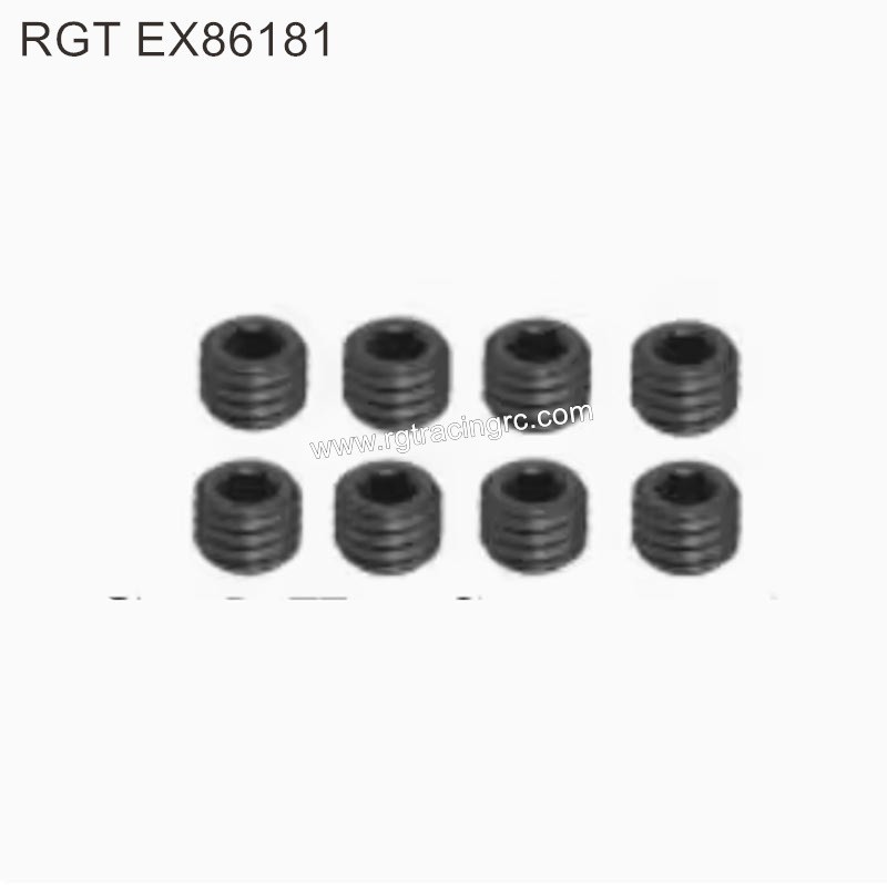 RGT EX86181 Original Parts Headless Hexagon Socket Screw M3