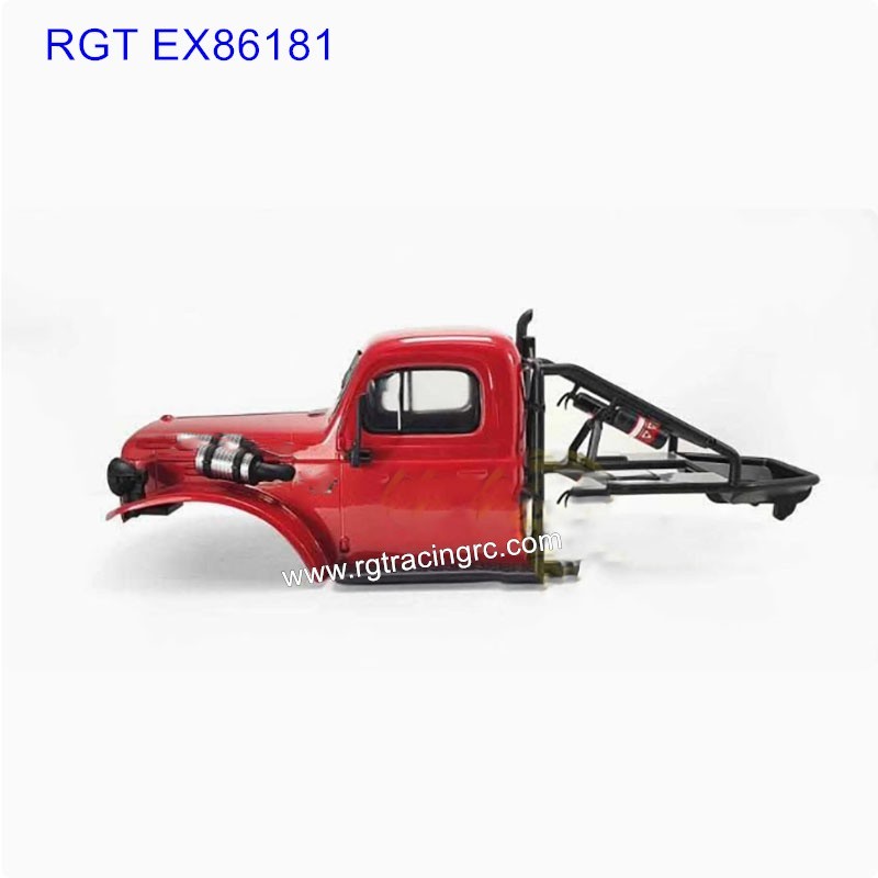RGT EX86181 Upgrade Parts DIY modified parts Original car shell red-1