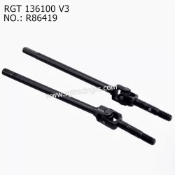 RGT 136100 V3 Original Parts front axle shaft CVD black 2 pieces R86419