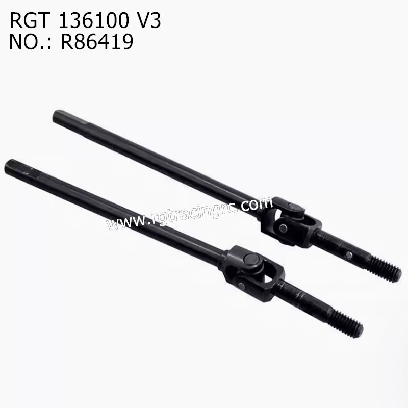 RGT 136100 V3 Original Parts front axle shaft CVD black 2 pieces R86419