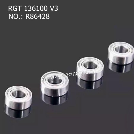 RGT 136100 V3 Original Parts 4x8x3 Steering cup bearing 4 pieces