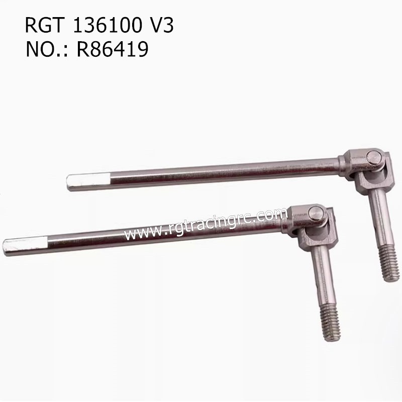 RGT 136100 V3 Original Parts Front axle shaft CVD Silver R86419 RGT 136100 V3 Original Parts Front axle shaft CVD Silver R86419