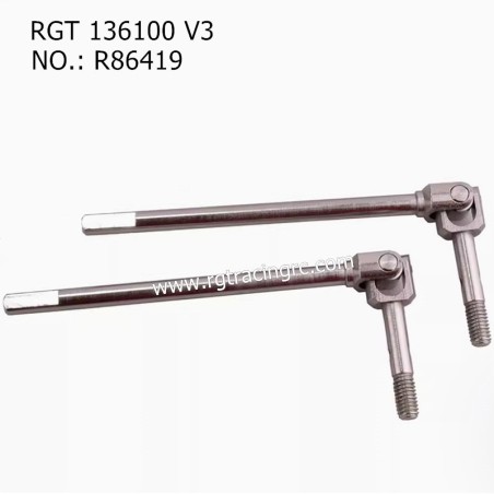 RGT 136100 V3 Original Parts Front axle shaft CVD Silver R86419