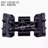 RGT 136100 V3 Original Parts Middle Gear Box Bottom Plate R86399