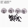 RGT 136100 V3 Original Parts Hubcap R86324