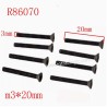 18-RGT_EX86100_Climbing_Car_Original_Parts-3x20-Countersunk-Screws-8pcs