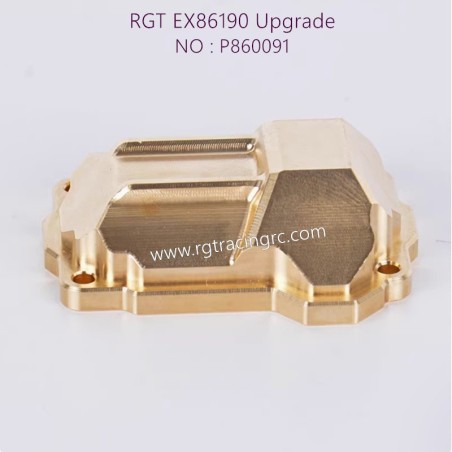 RGT EX86190 RC Crawler Upgrade Parts Brass Front Axle Box Cover P860091-1