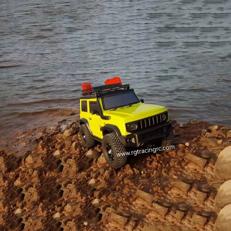 RGT 136100 V3 1/10 4WD 4WD realistic climbing car RC off-road vehicle yellow-2